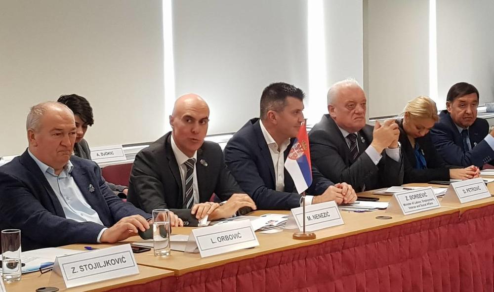 Ministar Đorđević na ceremoniji potpisivanja memoranduma  