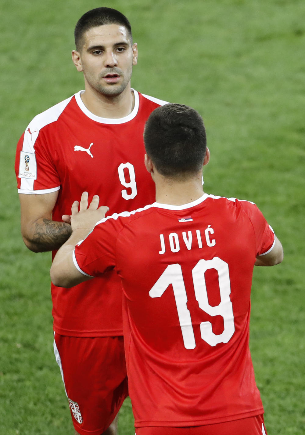 Luka Jović i Aleksandar Mitrović  