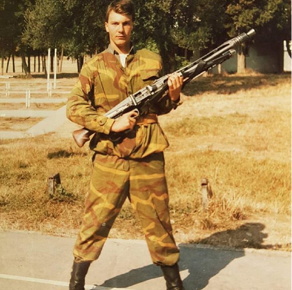 Igor Mirović u vojsci