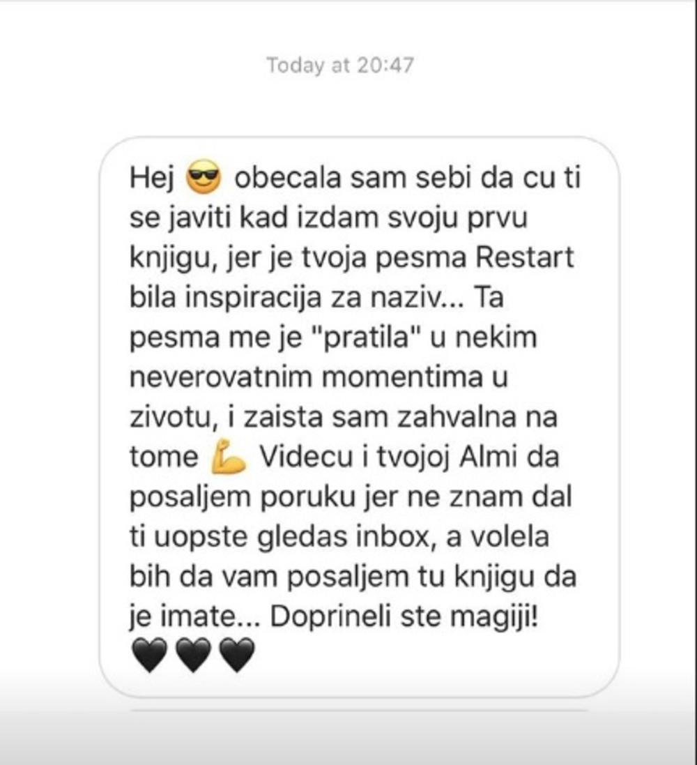 Post zahvalne autorke