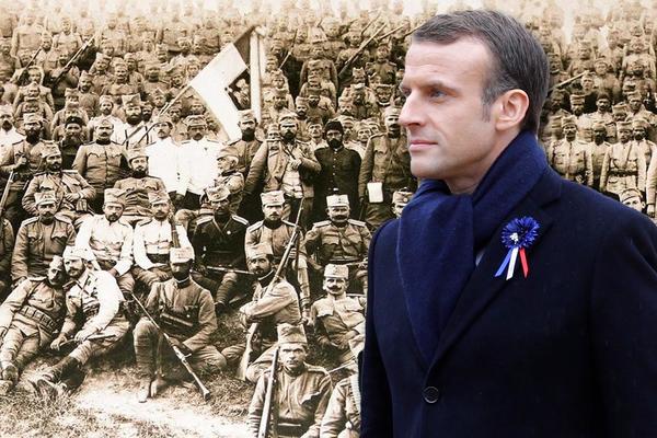 MAKRON CRVENI, STIDI SE I PUCA OD MUKE ZBOG OVE FOTOGRAFIJE! Srpska vojska maršira Parizom, SVE GORI (FOTO)