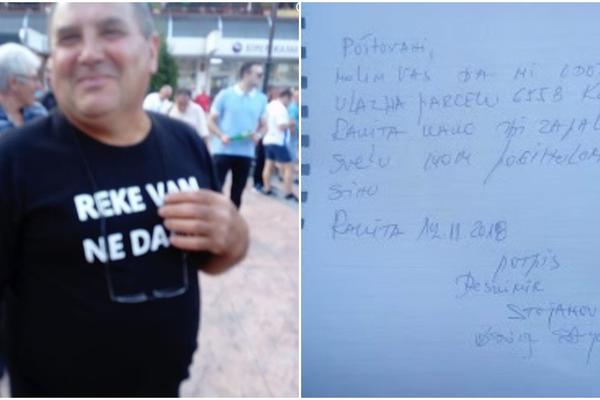 MOLIM VAS, PUSTITE ME DA OBIĐEM GROB SVOG SINA! Desko zbog borbe za Rakitu proživljava AGONIJU ŽIVOTA (FOTO)