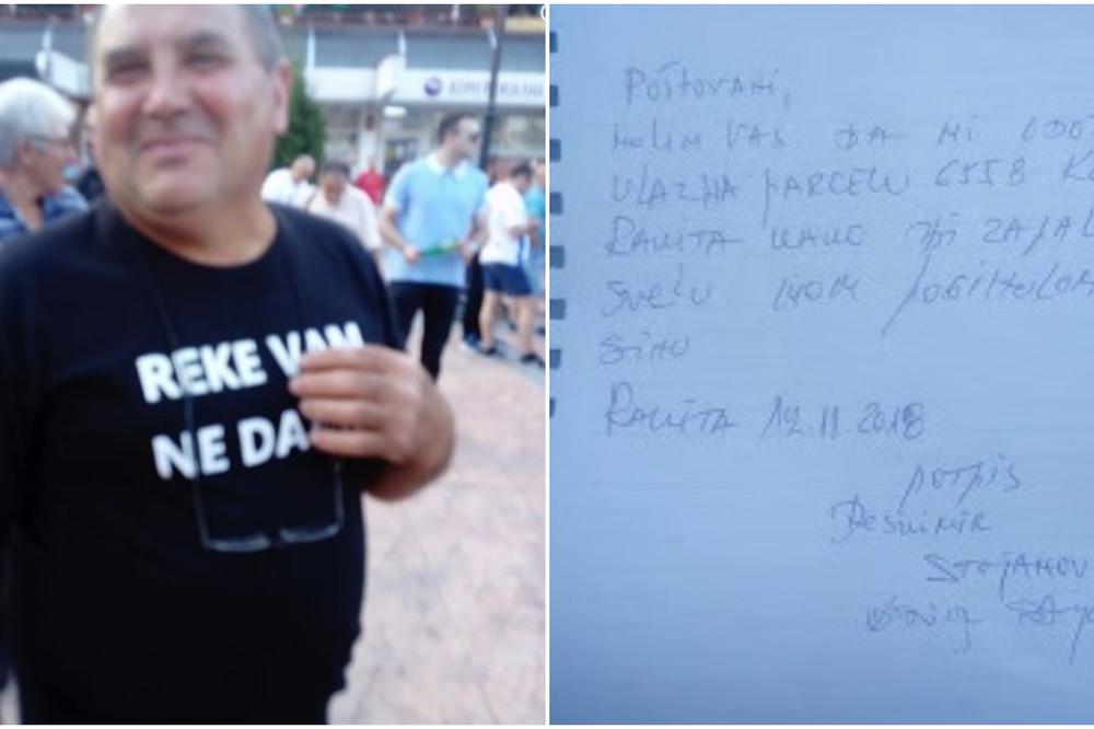 MOLIM VAS, PUSTITE ME DA OBIĐEM GROB SVOG SINA! Desko zbog borbe za Rakitu proživljava AGONIJU ŽIVOTA (FOTO)