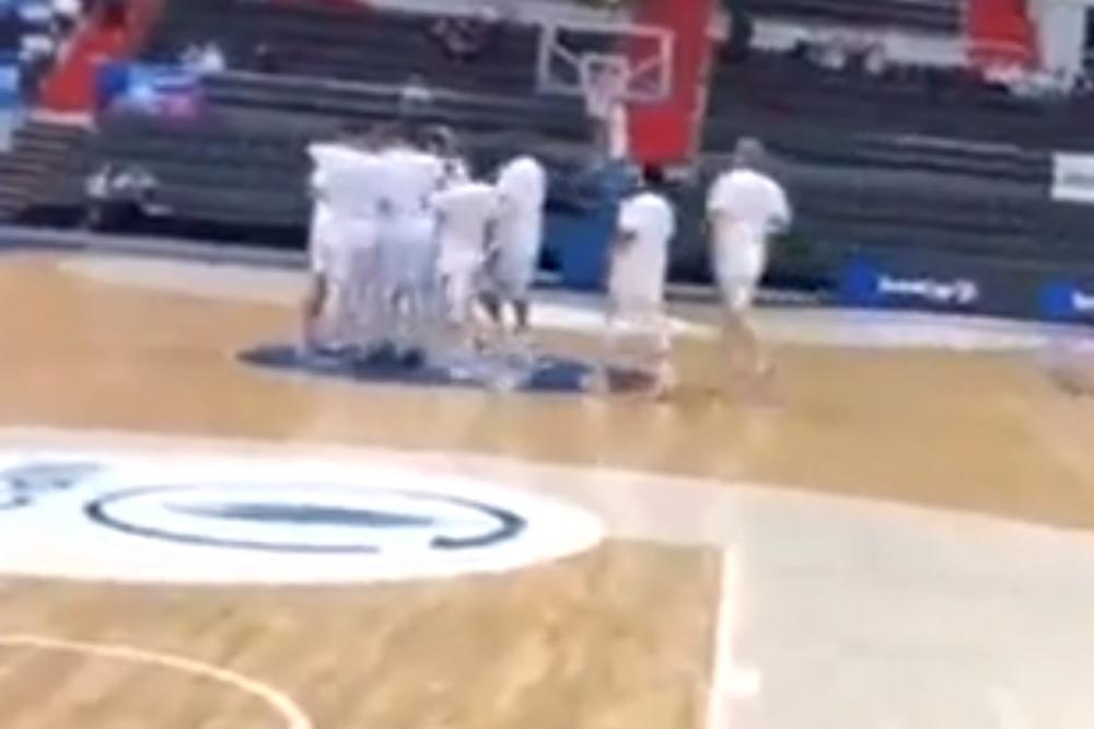 ZATO JE RUSIJA I PORED SVEGA NAŠA BRATSKA ZEMLJA! Igrači Partizana na prelep način dočekani u Zenitovoj hali!