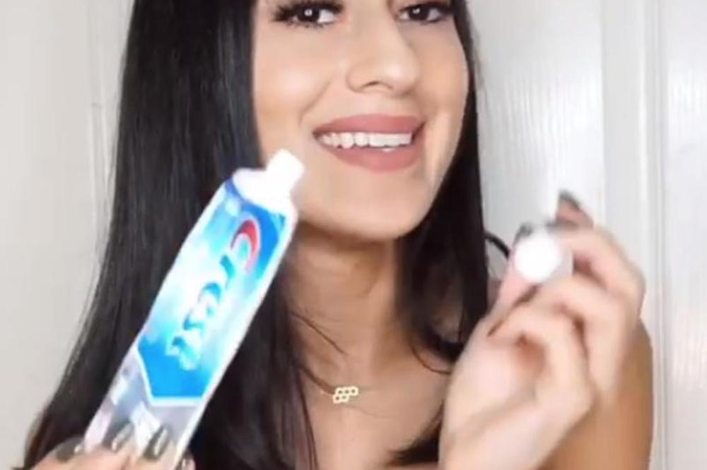 UKLONILA JE SVE DLAČICE ZA TILI ČAS! Ove dosade možete se rešiti uz najobičniju PASTU ZA ZUBE! (VIDEO)