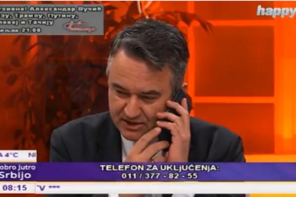 POJAVIO SE SNIMAK OBRAĆANJA RATKA MLADIĆA NA HAPPY TV: Pogledajte kako je to izgledalo! (VIDEO)