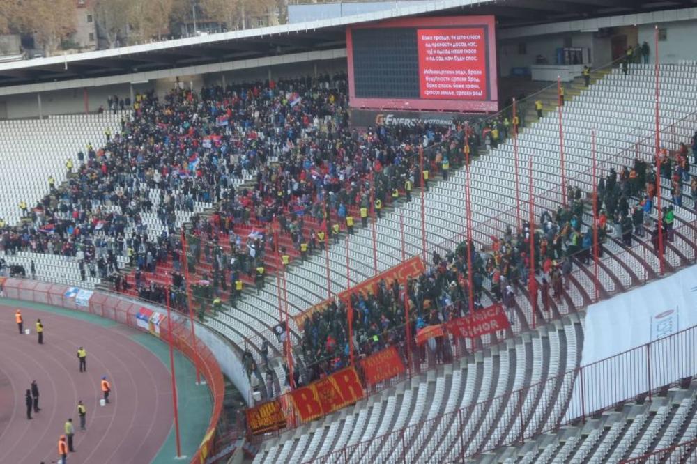 USIJANJE NA MARAKANI: Srbi dozivali Crnogorce da skandiraju Kosovu, a ovi su to odbili! Usledile su žestoke uvrede!