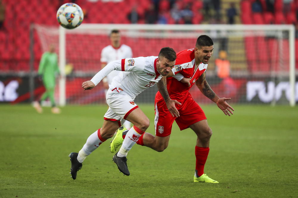 SRAM TE BILO, SOKOLE! Crnogorski reprezentativac namerno zabo pesnicom u glavu Mitrovića!