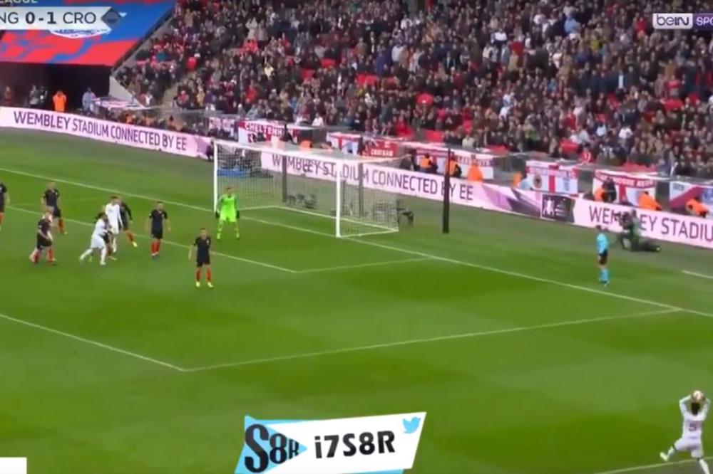 SUDIJA POKRAO HRVATE NA VEMBLIJU: Detalj kod gola Engleza niko nije video, a u komšiluku bljuju vatru zbog toga!