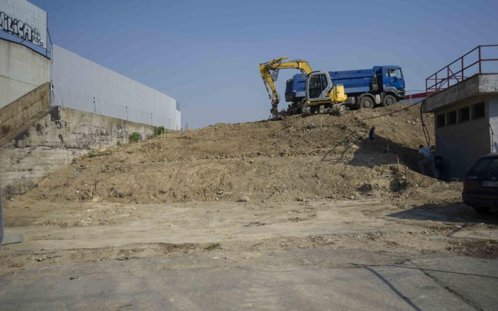 Mesto gde će biti plato namenjen navijačima