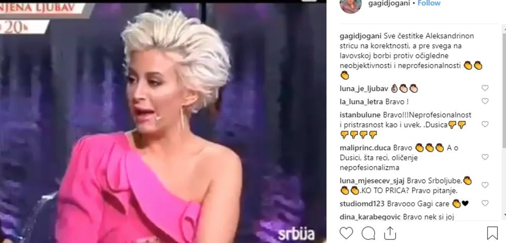 Srba dobio i podršku Gagija Đoganija posle emisije sa Dušicom  