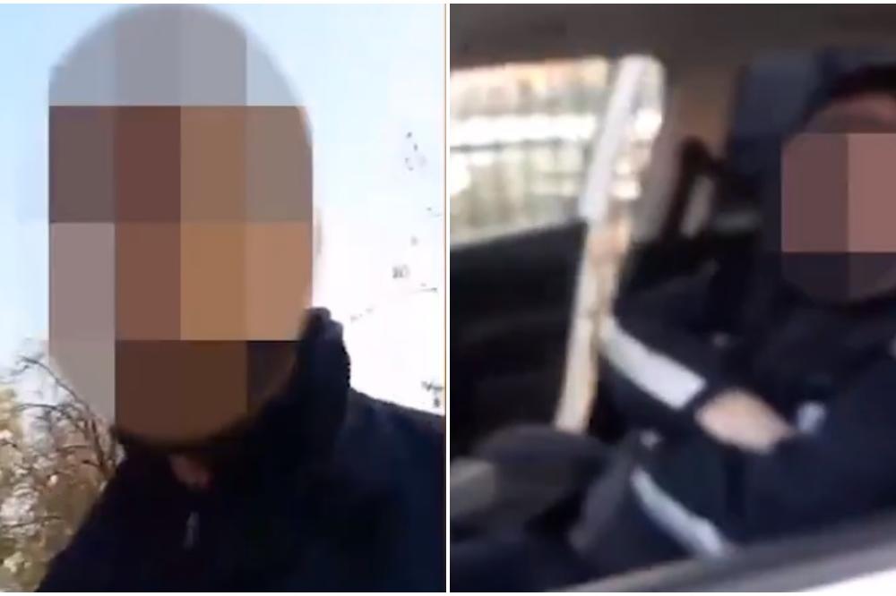 RAZBIĆU TI GLAVU, S*INO JEDNA: Komunalni policajac divljao po Čukarici jer mu je rekao da se parkirao na trotoaru