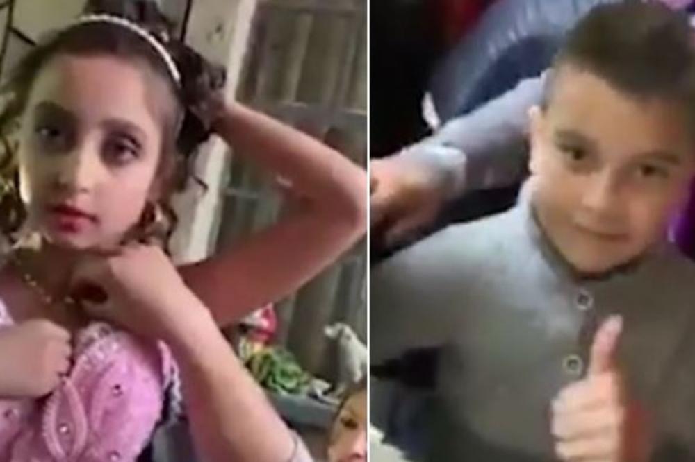 OSTAVI SVOJE IGRAČKE, DANAS SI SE OŽENIO: Dečak (10) i devojčica (8) se venčali na rumunskoj romskoj svadbi (VIDEO)