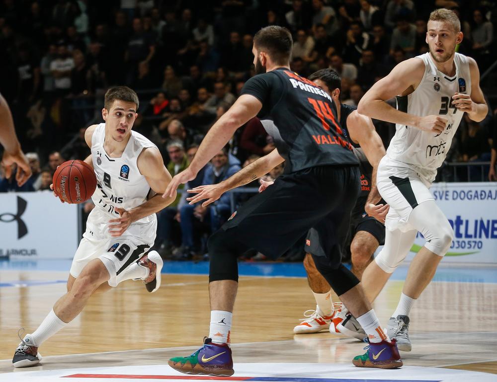 Košarkaši Partizana poraženi su od Valensije  