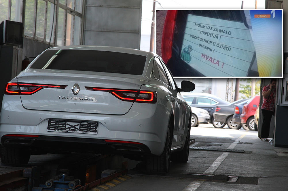 OVAKVU NALEPNICU NEMA NIKO U GRADU! Senior vozač ODUŠEVIO natpisom na automobilu (FOTO)