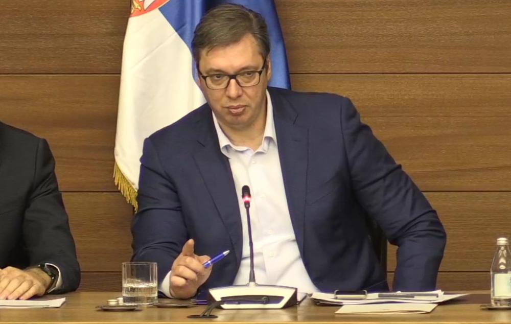 Aleksandar Vučić na sastanku sa Srbima s Kosova  