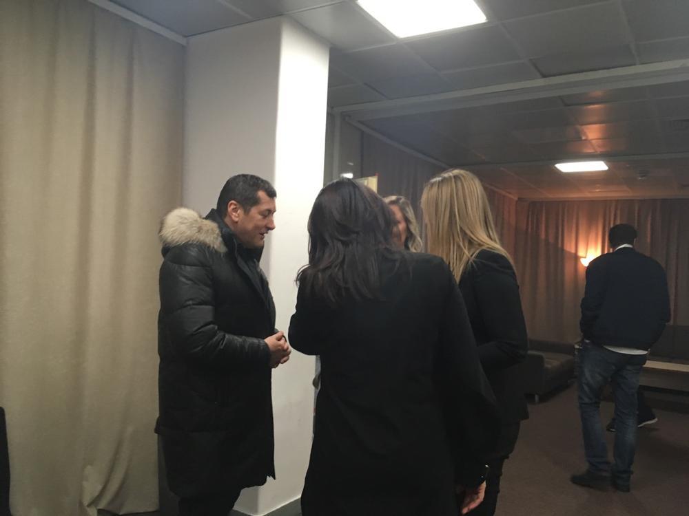 Pejović pred početak koncerta  