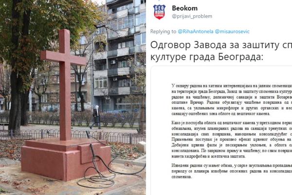 POTVRĐENO PISANJE ESPRESA,  OGLASIO SE ZAVOD ZA ZAŠTITU SPOMENIKA i otklonio sve nedoumice oko VOZAREVOG KRSTA!