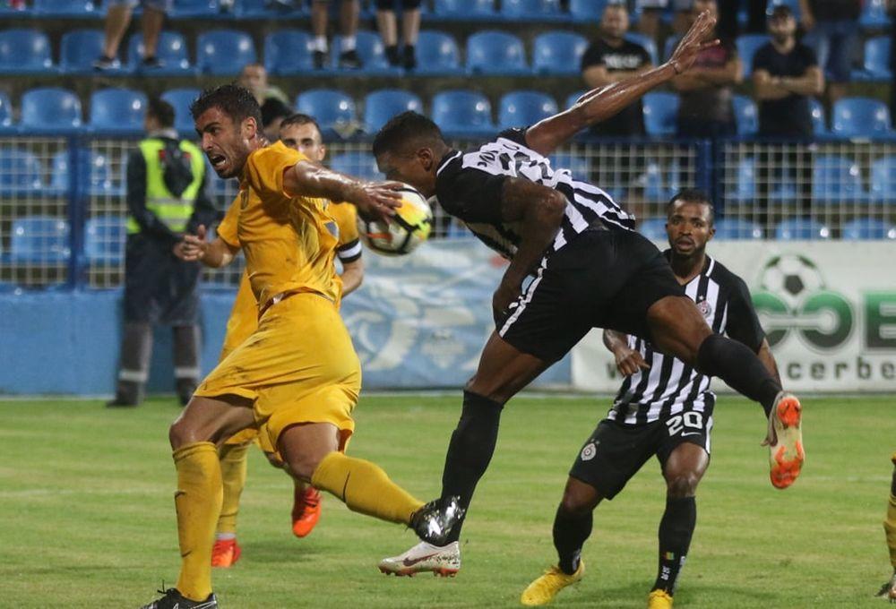 Detalj sa meča Dinamo Vranje - Partizan u prvom delu sezone  