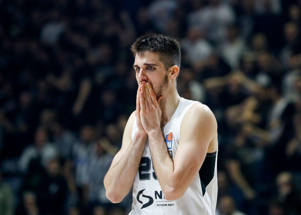 Zagorac zbog povrede neće nastupiti na dva meča Partizana  