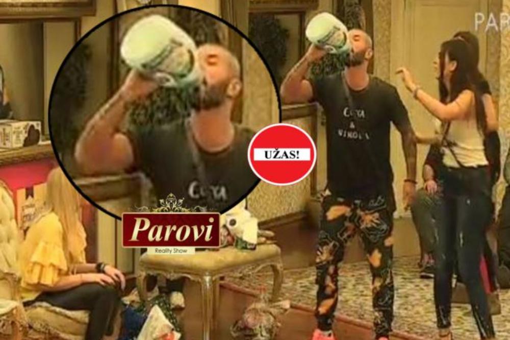 ŠOK! Nikola Lakić POPIO OMEKŠIVAČ ZA VEŠ! Izabela jedina skočila da ga spreči!