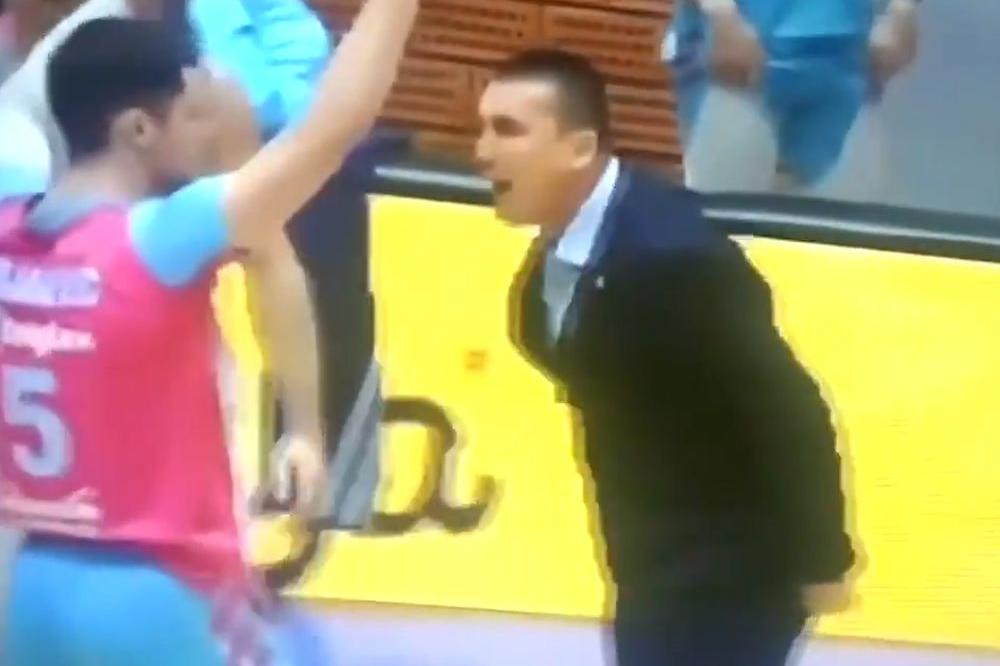 SINE, GDE SI POŠAO:  Milojević besan kao ris, umalo da polomi svog igrača! Trener Mege poludeo!
