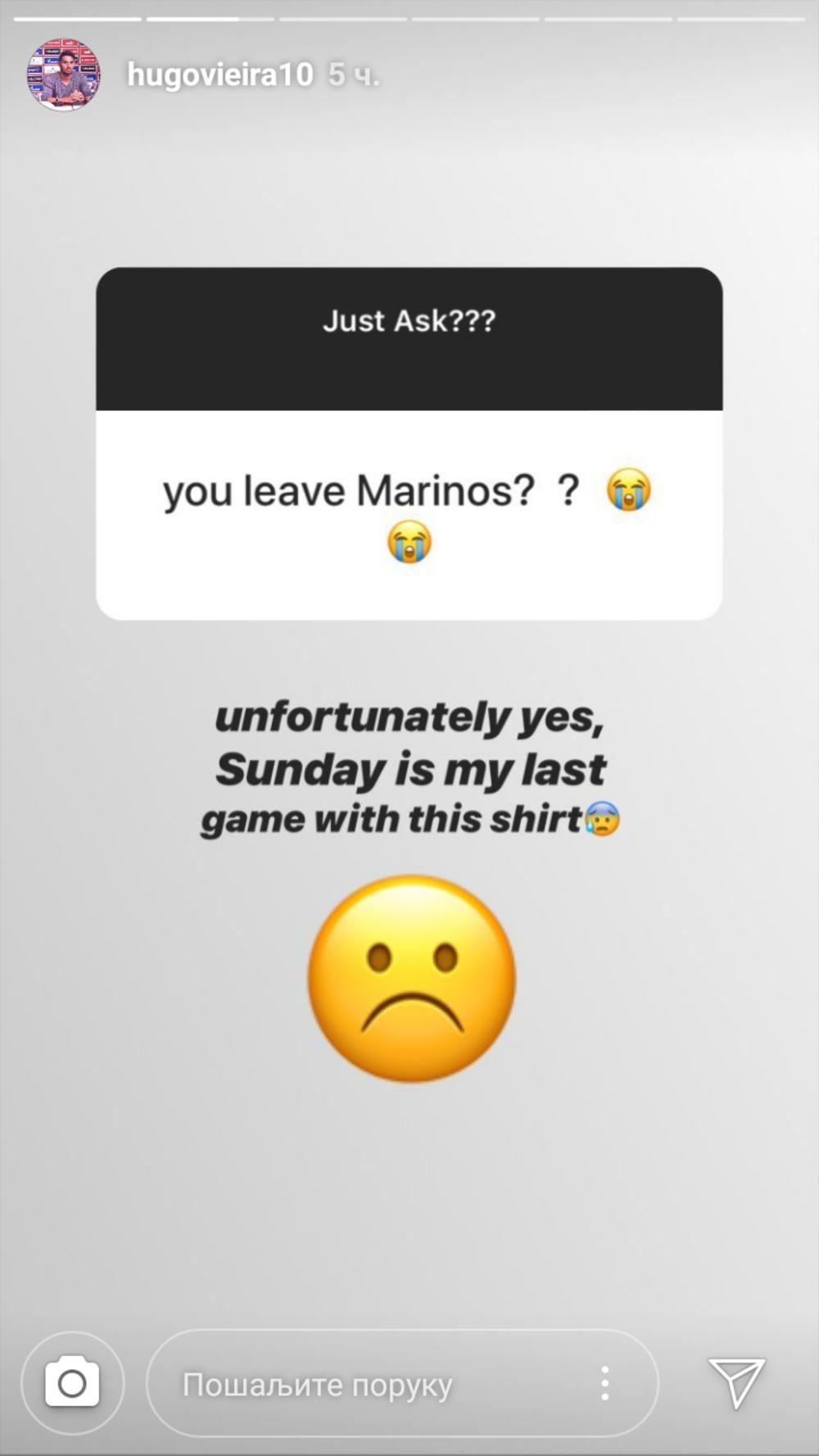 Hugo Vieira napušta Jokohamu  