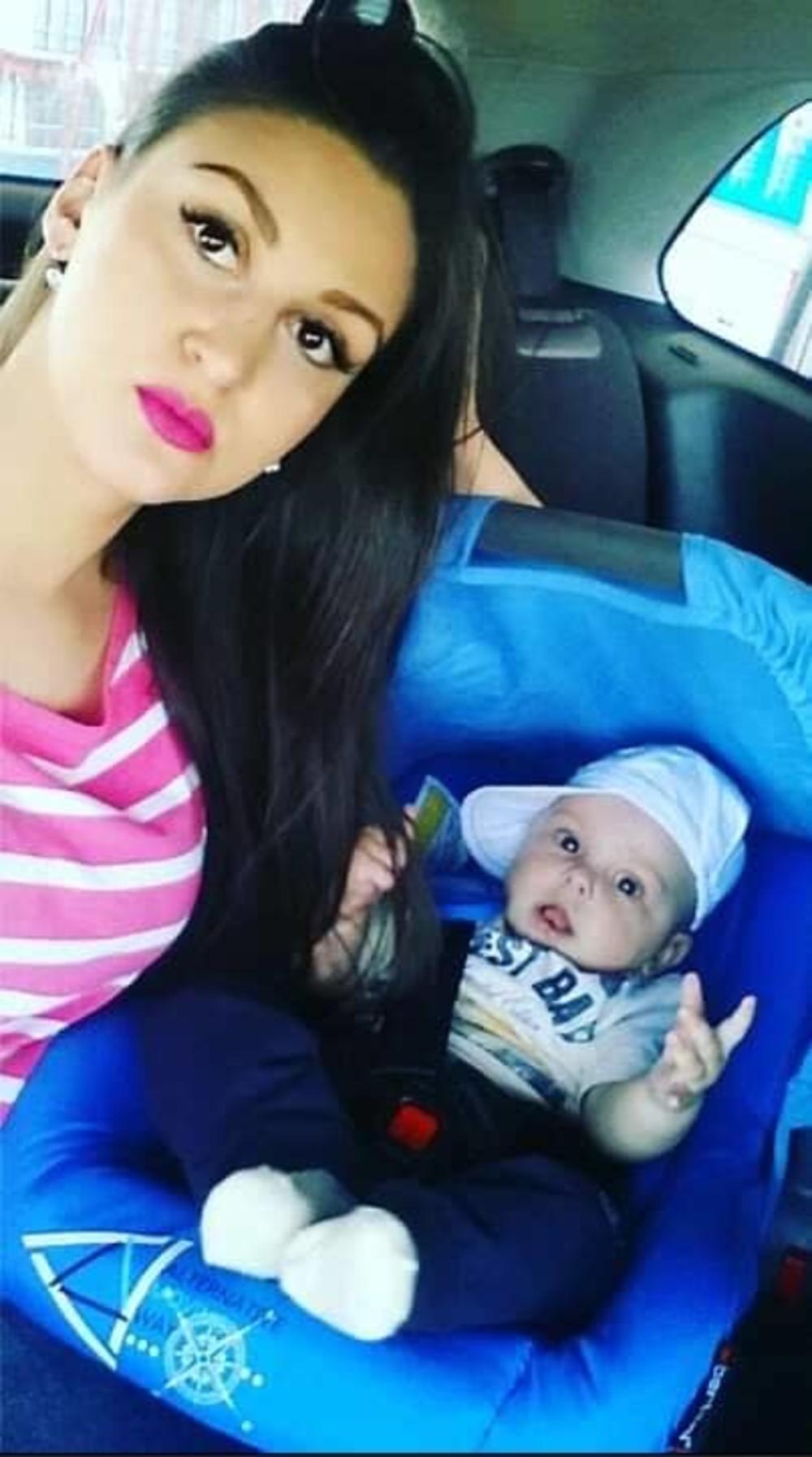 Jovana Radovanović Lukić sa bebom  