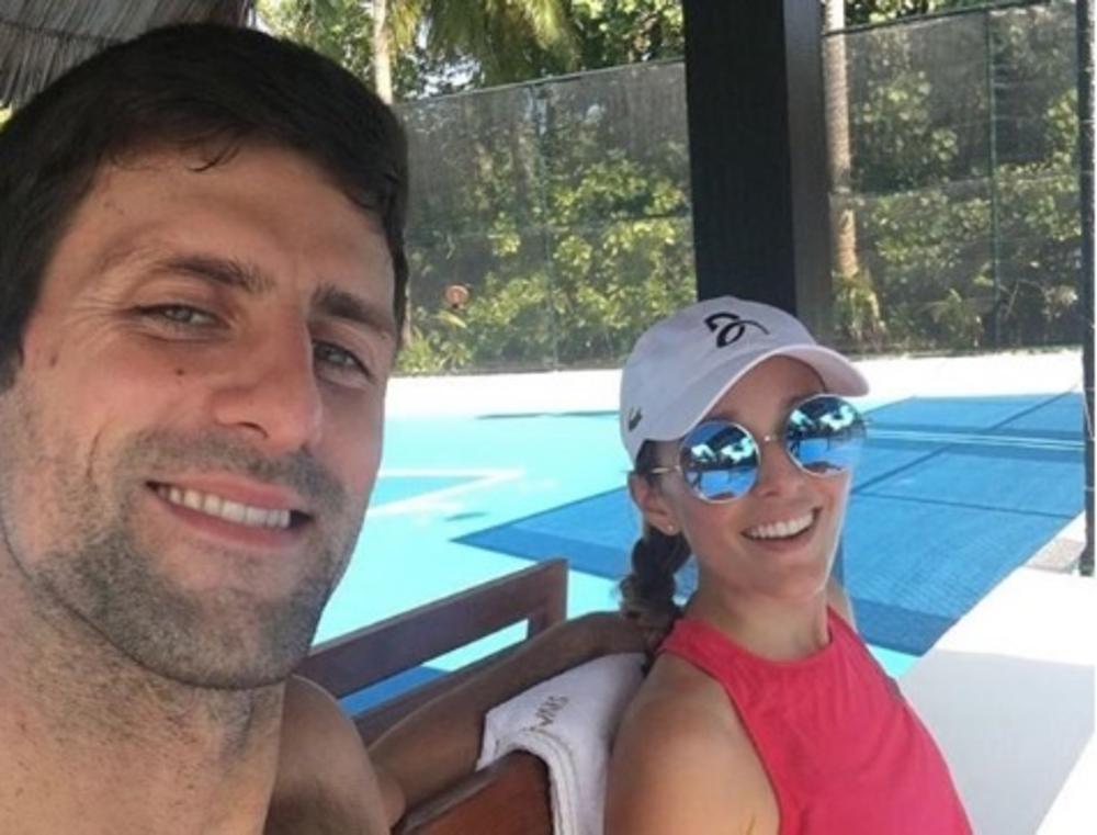 Novak i Jelena Đoković  