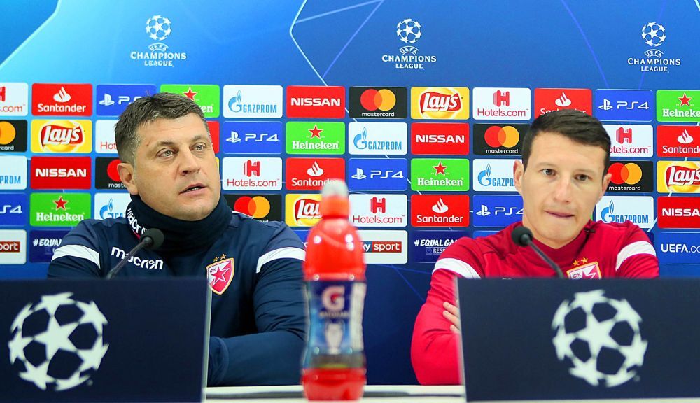 Vladan Milojević nije želeo da odgovori na pitanje da li će Zvezda igrati defanzivno ili ofanzivno  