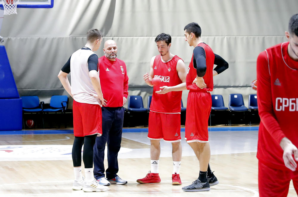 Selektor Saša Đorđević sa Aleksom Radanovim, Dejanom Kravićem i Stefanom Potom  