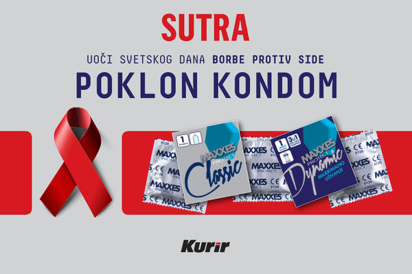 KURIR SUTRA SVAKOM ČITAOCU POKLANJA KONDOM: Podsećamo koliko je bitno misliti na zdravlje i koristiti zaštitu