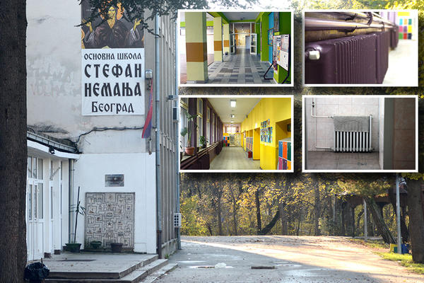 UČENICI NA ČASOVIMA SEDE U JAKNAMA, UČE UZ KALORIFERE! Osnovna škola na Senjaku bez grejanja i đaka! (FOTO)