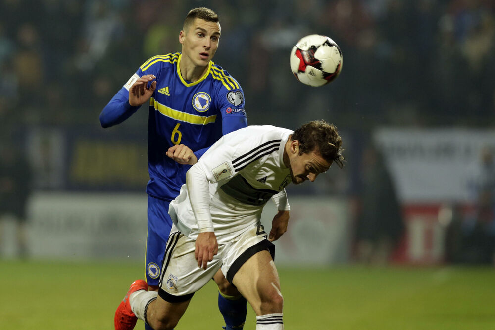 Ognjen Vranješ u dresu reprezentacije Bosne i Hercegovine
