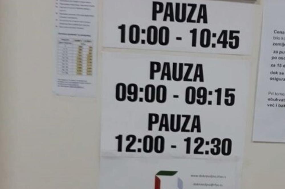 KO KAŽE DA SU SAMO CRNOGORCI LENJI: U ovoj državnoj ustanovi je PAUZA duža od radnog vremena?! (FOTO)