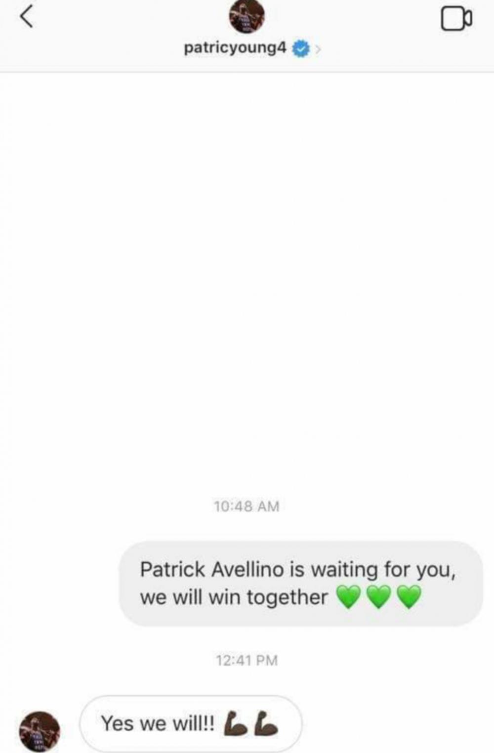 Navodna prepiska navijača Avelina i Patrika Janga  