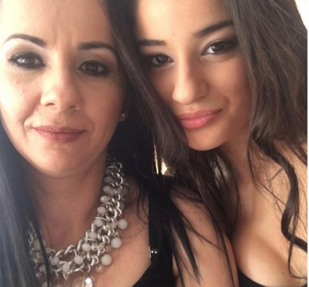 Marina Gagić i njena mama  