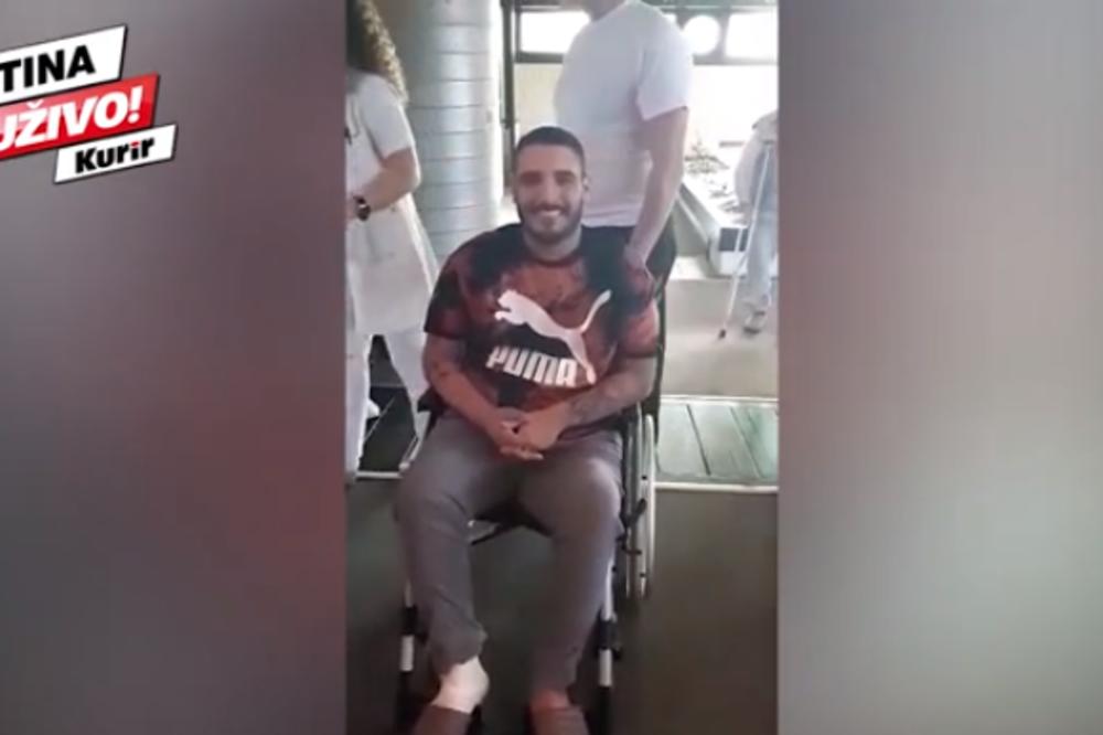 DARKO LAZIĆ VIDNO SMRŠAO, NE SKIDA OSMEH S LICA: Pogledajte prvi pevačev INTERVJU iz banje! (VIDEO)