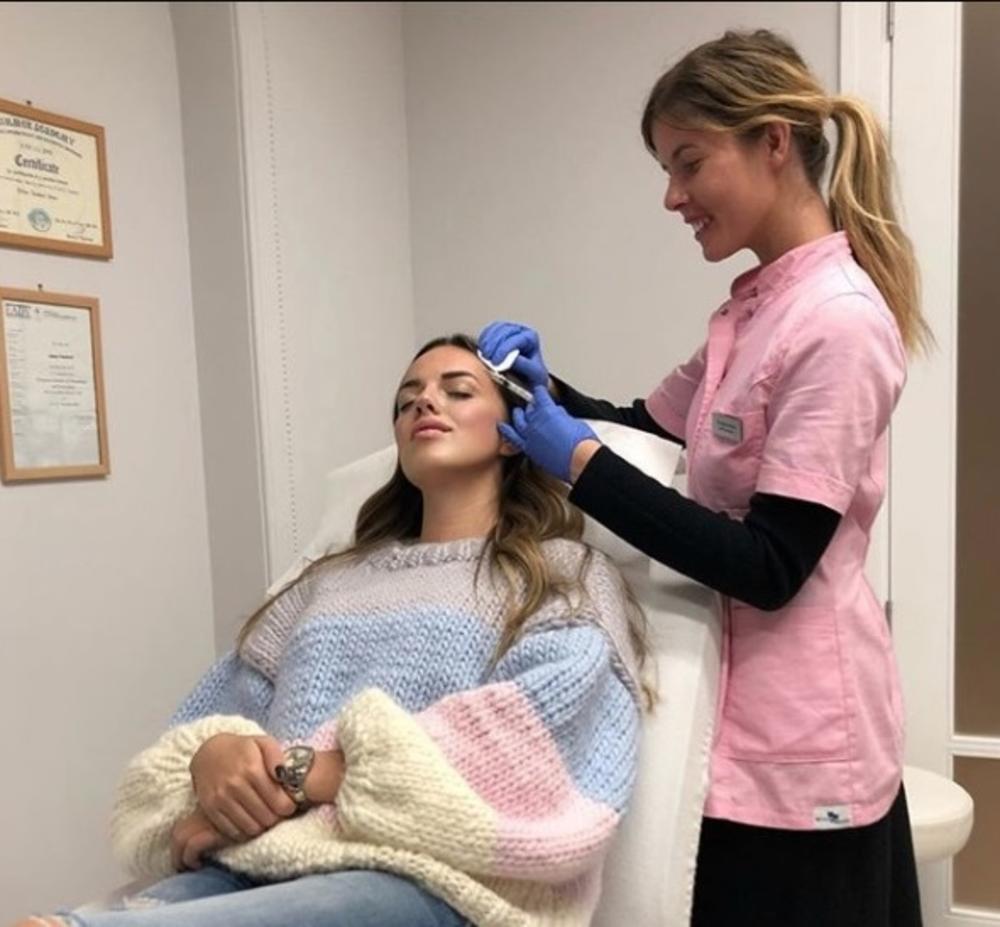Sofija na tretmanu mezoterapije  