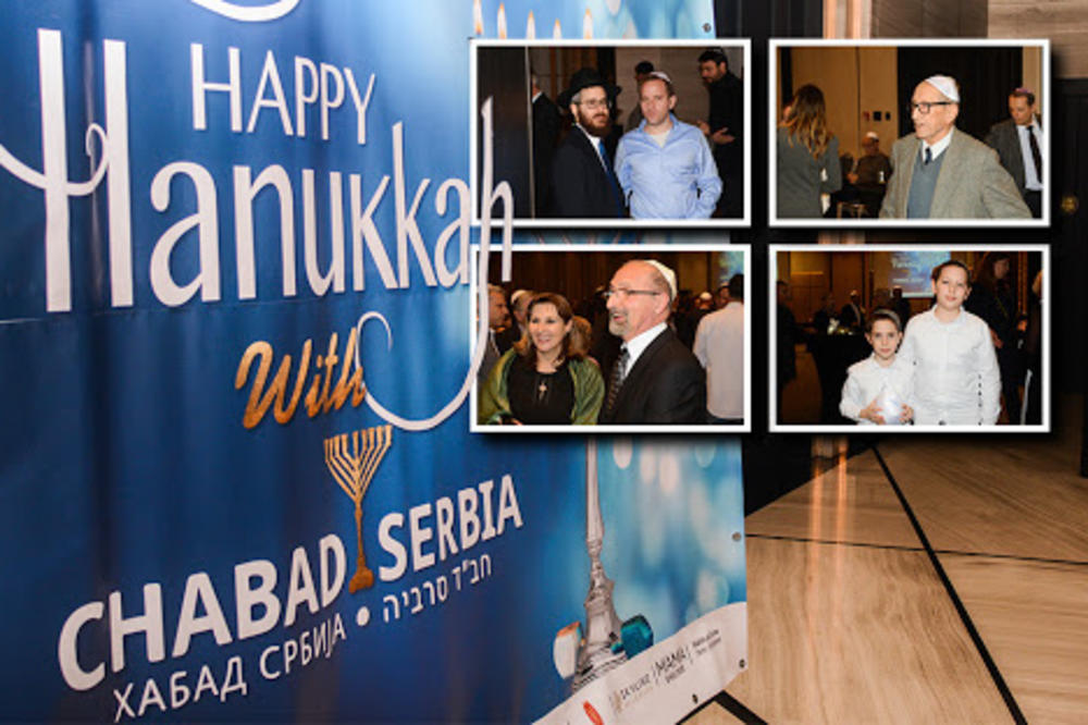 BILI SMO NA PROSLAVI HANUKE U SRCU BG-A! Zapaljene su 3 sveće na DEVETOKRAKOM SVEĆNJAKU zbog OVOG običaja (FOTO)