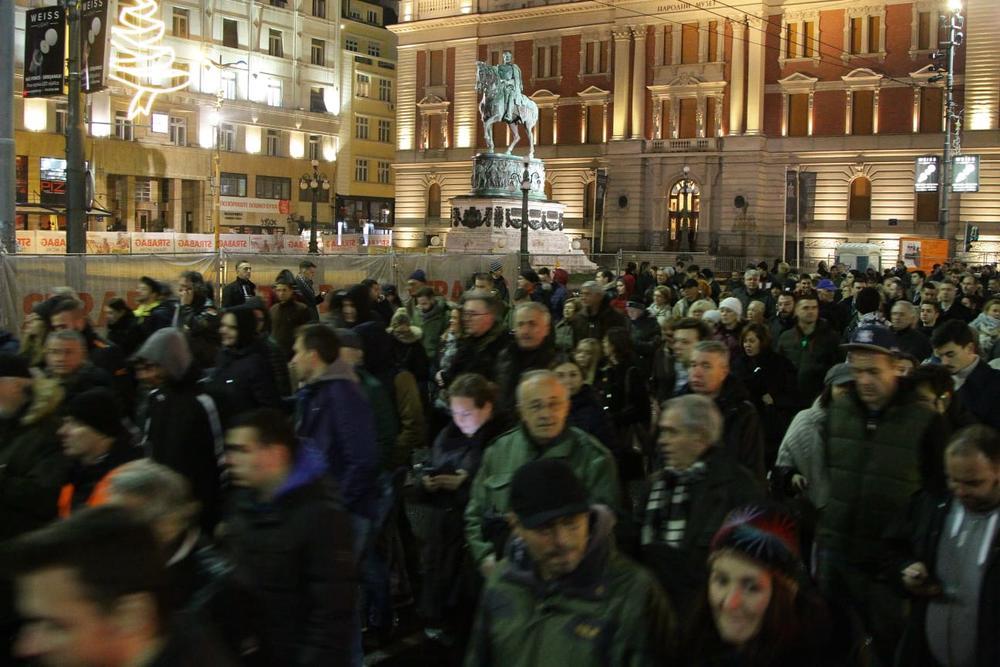 Protest pod nazivom 'Stop krvavim košuljama