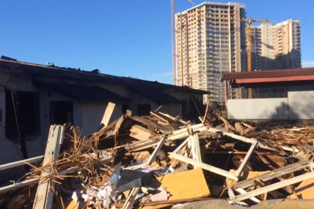 POŽAR U SAVSKOJ ULICI! Izbio požar kod bivše železničke stanice! (VIDEO)