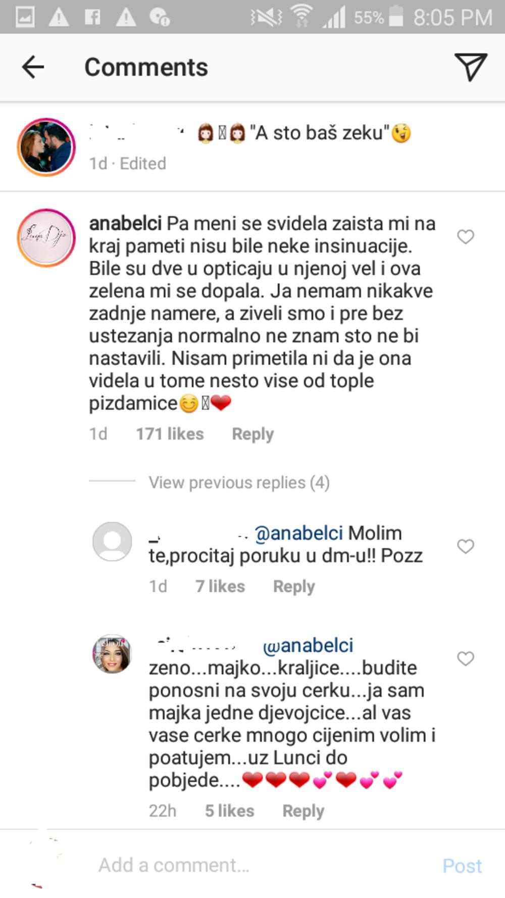 Oglasila se Anabela 