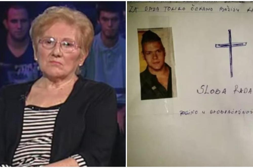 ISPOVEST UPLAKANE SLOBINE MAJKE: Zašto mog sina žele MRTVOG?! Da ja odem na grob i da kukam za svojim detetom!