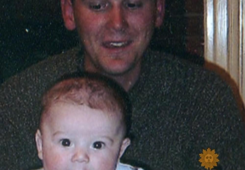 Džastin Rozer kada je imao devet meseci  