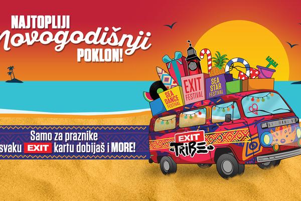 Najtopliji novogodišnji poklon - svaka EXIT karta donosi morske festivale