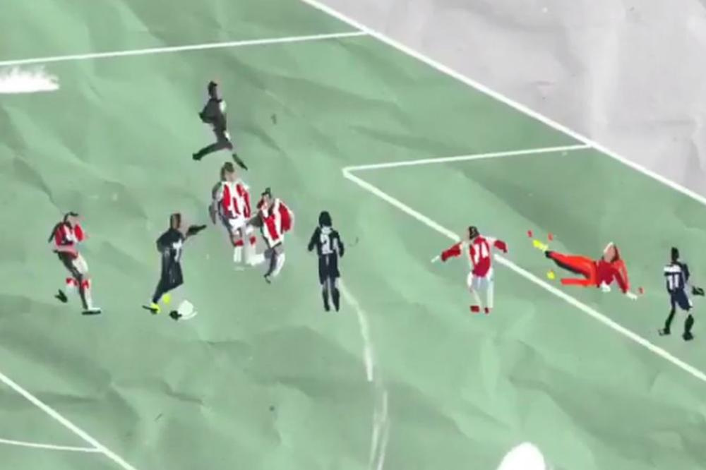 GOL NEJMARA NA MARAKANI POSTAO CRTANI FILM: Brazilac se hvali na Instagramu kako je bacao po travi igrače Zvezde!