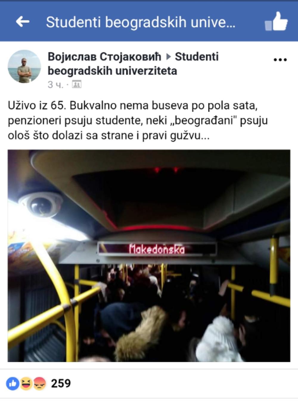 Gradski autobusi kasne po pola sata  