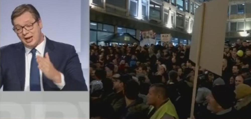 Vučić o protestima opozicije 