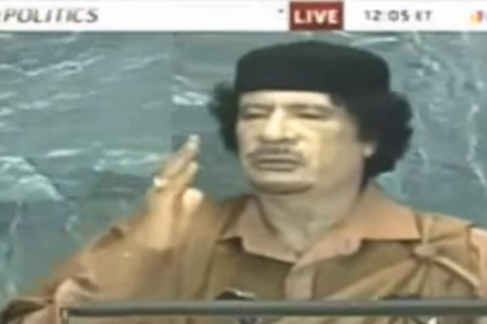 UNIŠTILI SMO JUGOSLAVIJU, KOME ĆE SE SUDITI ZBOG TOGA? Govor Gadafija kojim je zapalio UN (VIDEO)
